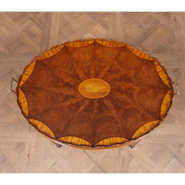 Baker Furniture Company 1990s Vintage Baker ServingTable For Sale - Image 4 of 12