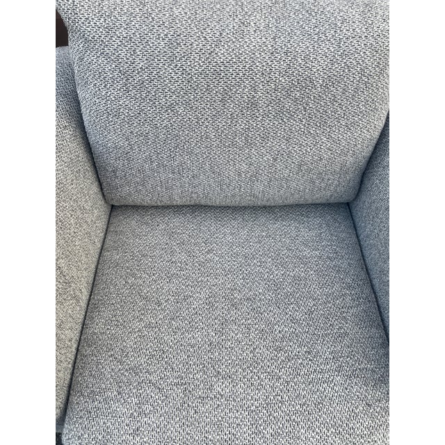 Metal Lexington Winthrop Accent Chair With Gold Metal Frame For Sale - Image 7 of 8
