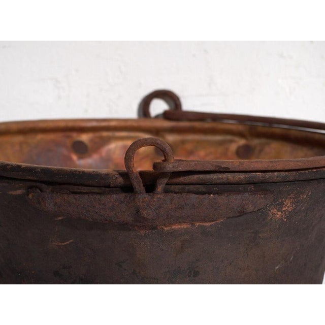 Copper Antique Copper Cauldron, Central Europe, 1900 For Sale - Image 8 of 10