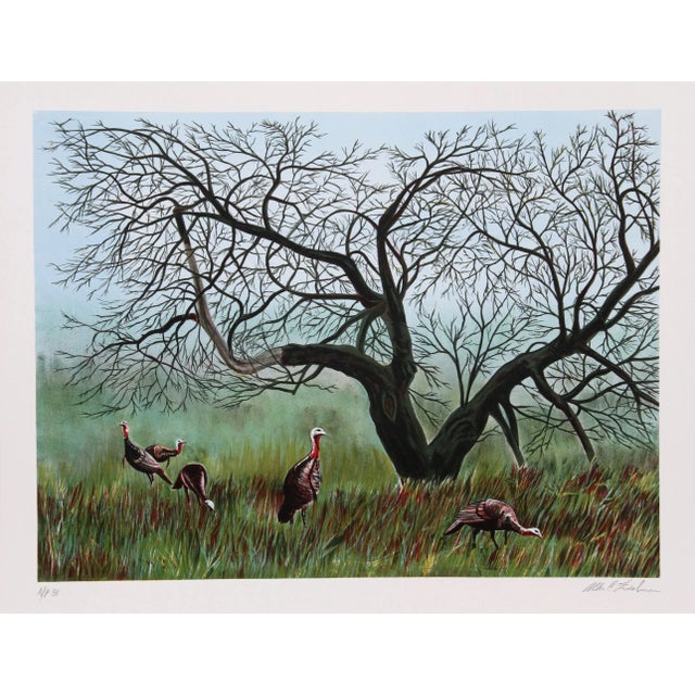 Allen Friedman, Apple Tree Flock, Lithograph For Sale