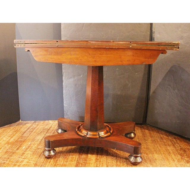 William IV Circa 1835 English William IV Period Games Table For Sale - Image 3 of 10