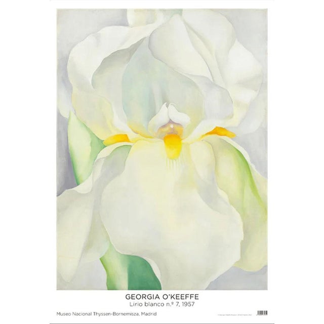 Georgia O'Keeffe White Lily No. 7 Exhibition Poster Dimensions: 26,7 x 38,5 in / 68 x 98 cm Sold unframed