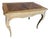 Late 19th Century French Gold Giltwood and Parquetry Top Table For Sale