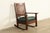 Stickley Gustav Stickley Antique Mission Oak Arts & Crafts Rocking Chair | Circa 1910 For Sale - Image 4 of 13