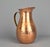 French Provincial Vintage Hand Hammered Copper Pitcher With Brass Tone Handle For Sale - Image 3 of 8