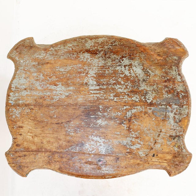 20th Century Wood Side Table with 2 Drawers For Sale - Image 13 of 17