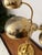 Brass Vintage Brass Waterfall/Tiered Eyeball Lamp After Sonneman For Sale - Image 8 of 12