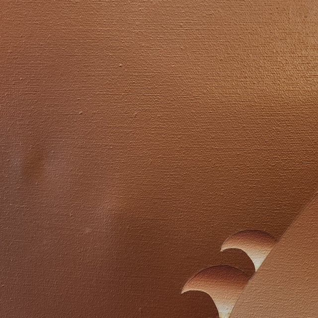 "Stallion" - Mid Century Abstract Painting by Mario Grimaldi For Sale In Boston - Image 6 of 6