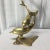 Mid 20th Century Large Brass Dolphin Pair Sculpture With Ocean Rock Base. For Sale - Image 9 of 9