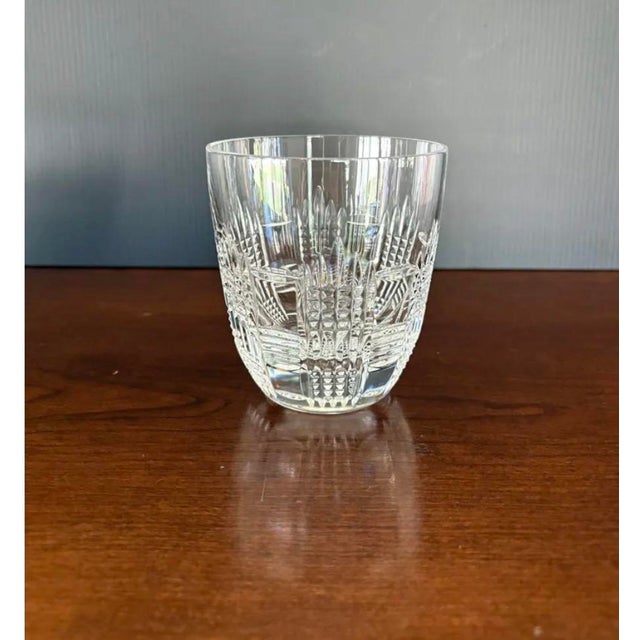1990s Dungarvan by Waterford Crystal Old-Fashioned Glasses - Dungarvan Cut Crystal Tumblers - Pair For Sale In Baltimore - Image 6 of 7