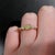 East West Opal Ring W Earth Mined Diamonds in Solid 14k Yellow Gold | Oval 8x6mm For Sale - Image 18 of 18