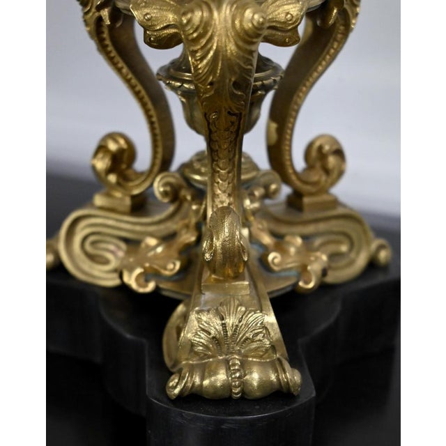 Restauration Gilded Bronze Candelabras, Early 19th Century, Set of 2 For Sale - Image 16 of 18