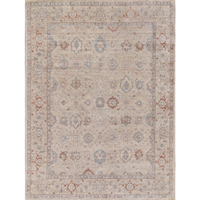 2020s Exquisite Rugs Harper Hand-Knotted New Zealand Wool Beige/Blue Rug-12'X15' For Sale - Image 5 of 5