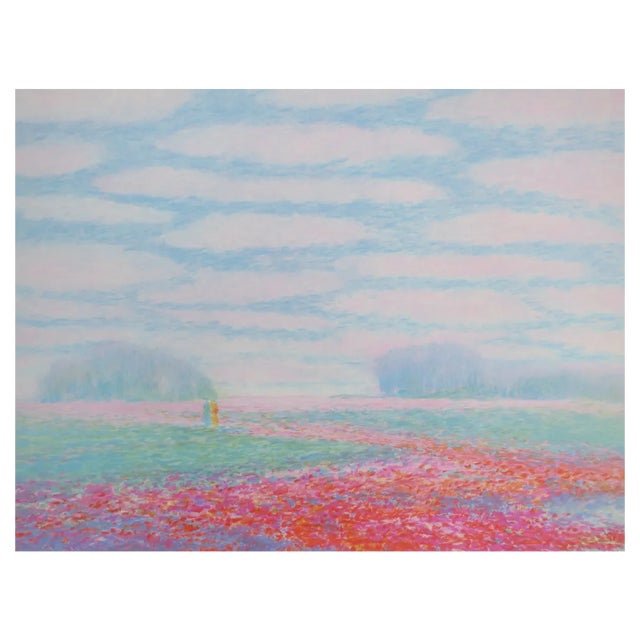 Claude Manoukian, Les Cumulus, Lithograph For Sale