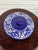Ceramic 1960s Cherry Jar Vintage Large Ceramic / Blue & White & Ladle -2 For Sale - Image 7 of 9