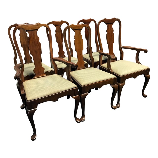 Pennsylvania House Queen Anne Dining Chairs Set of 6 Chairish
