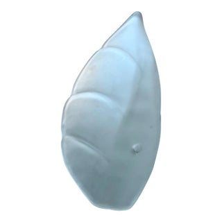 40's Frosted Glass Slip Shade or Shade for Sconce For Sale