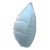 40's Frosted Glass Slip Shade or Shade for Sconce For Sale
