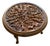 Indonesian Round Wooden Carved Coffee Table, 1920s For Sale