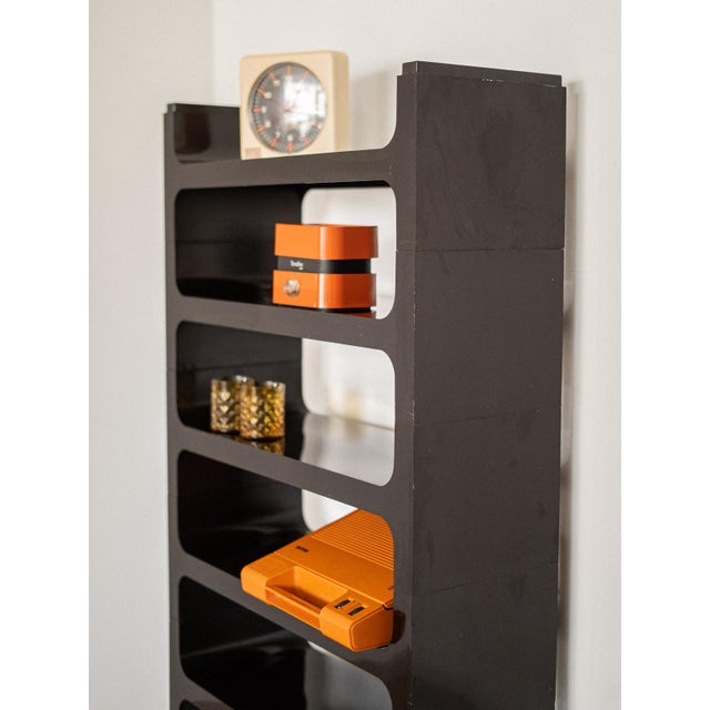 Brown Jo Je Bins Shelves from Vardani, 1970s, Set of 6 For Sale - Image 8 of 12