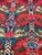 Psychedelia Fabric in Red Blue Green Taupe Color by Mind the Gap 1 1/2 Yards For Sale - Image 4 of 5