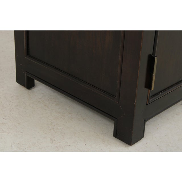 Century Chinese Style Mahogany Nightstand For Sale - Image 10 of 12