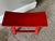 Chinese Mid 20th Century Chinese Red-Lacquered Hardwood Stool/Bench For Sale - Image 3 of 3