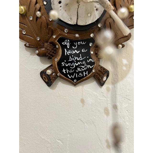 Black Forest Deer Skull Wall Sculpture For Sale In Philadelphia - Image 6 of 7