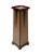 Wood Art Deco Pedestal in Oak by E.G.C. Schubad, 1920s For Sale - Image 7 of 10