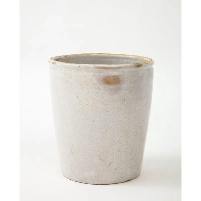 French Country Antique Stoneware Urn Confit Pot For Sale - Image 3 of 10