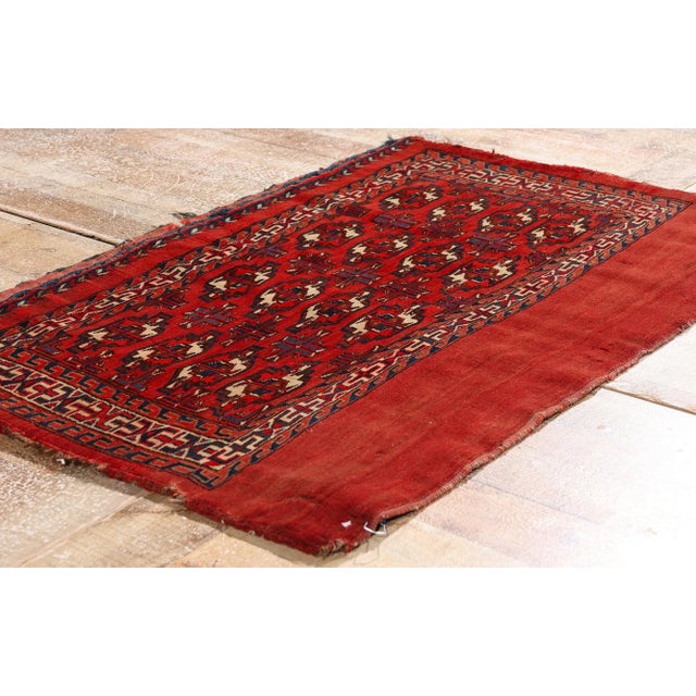 Late 19th Century Turkmen Chuval Bag Face, 02'06 X 03'11 For Sale - Image 9 of 11