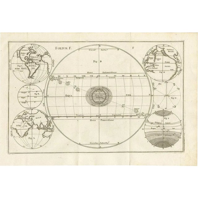 Projection of the World with Twice California as an Island, 1703 For Sale
