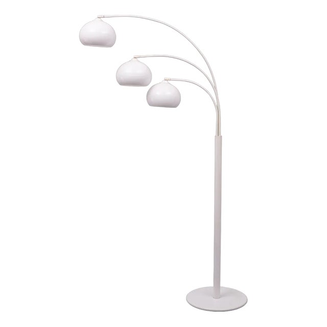 Large 3-Shade Floor Lamp from Dijkstra Lampen, 1972 For Sale