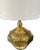 Mid 20th Century Mid 20th Century Moroccan Moorish Engraved Brass Oil Lamp-Form Table Lamp For Sale - Image 5 of 10
