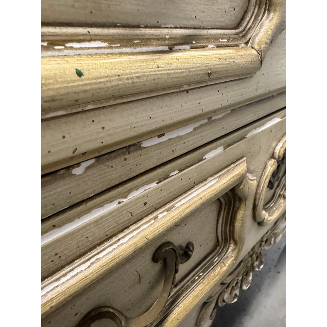 Wood 1968 Drexel Et Cetera French Provincial Two-Drawer Commode For Sale - Image 7 of 10