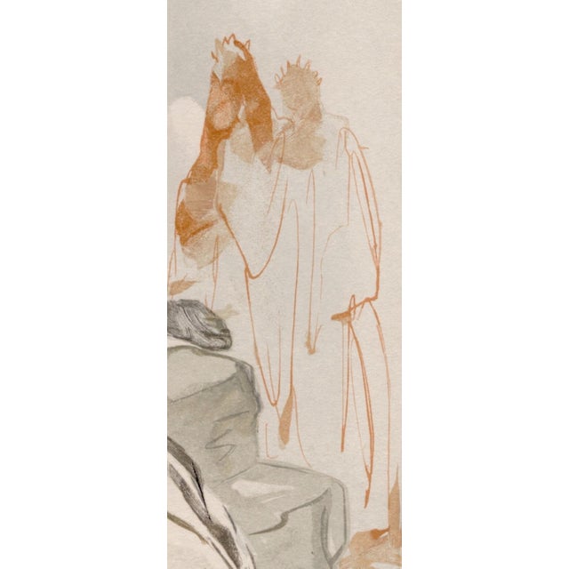 1960s Salvador Dali, The Punishment of Vanni Fucci, 1964, Original Woodcut For Sale - Image 5 of 9