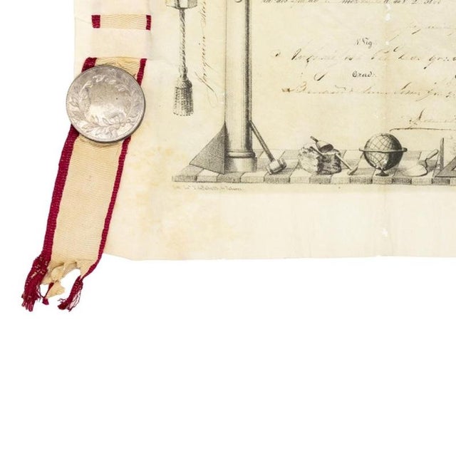 Masonic Document from Grand Orient of Brazil For Sale - Image 3 of 6