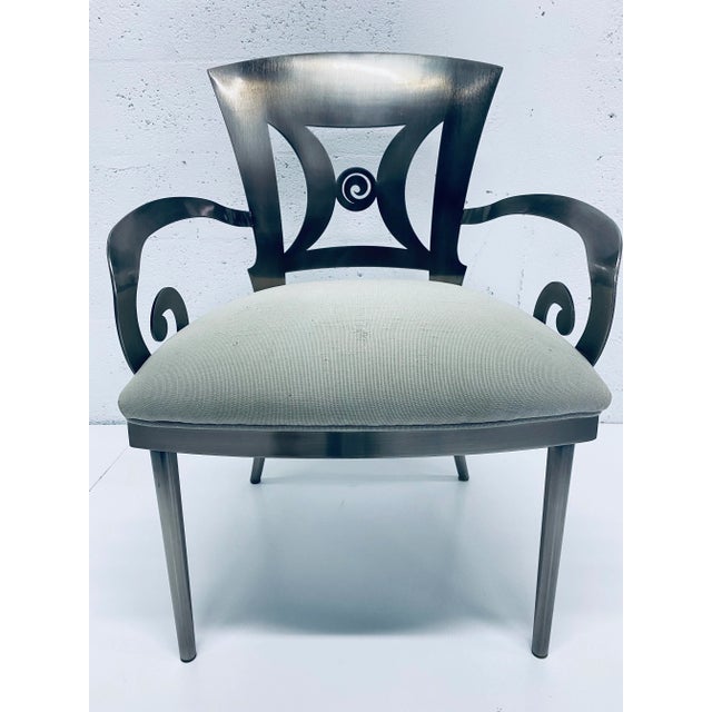 Design Institute of America Dining or Occasional Chairs - a Pair For Sale In Miami - Image 6 of 13
