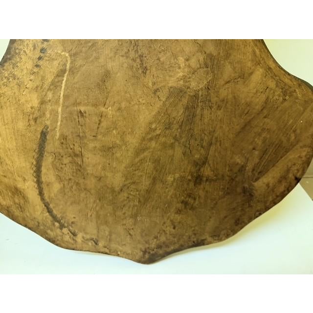 28" Vintage French Provincial Carved Wood Display Plaque or Lavabo Backing For Sale In Boston - Image 6 of 15