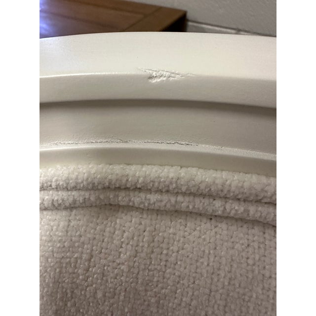 Set of 8 Louis XVI Style Upholstered Dining Chairs in White For Sale - Image 12 of 12