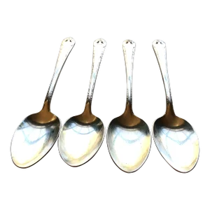 Vintage Holmes & Edwards Silver Plated "Lovely Lady" Pattern Tea Spoons- Set of 4