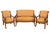 French Neoclassical Conversation Sofa and Armchairs from Maison Rémy Paris, 1986, Set of 3 For Sale - Image 9 of 9