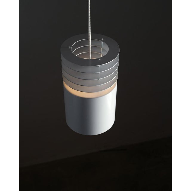 Metal White Hydra I Pendant Lamp attributed to Jo Hammerborg for Fog & Mørup, 1969 For Sale - Image 7 of 11