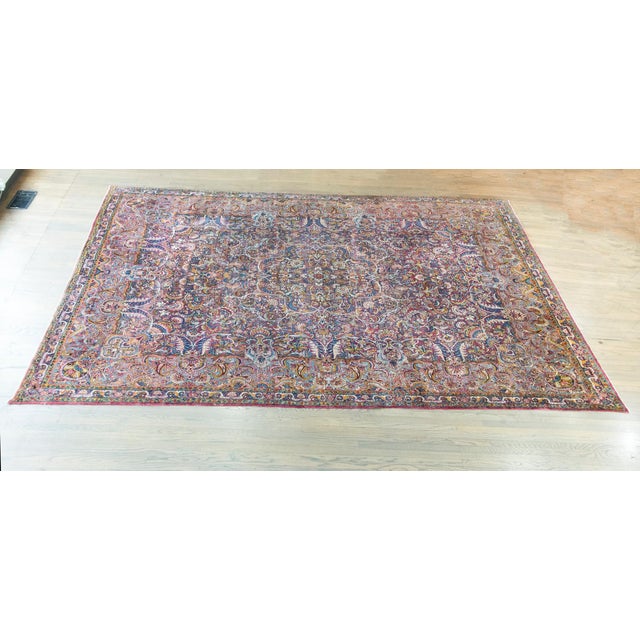 Early 20th Century Persian Kirman Rug For Sale - Image 14 of 15