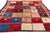 Mid-Century Modern Vintage Persian Lori Checkerboard Rug - 05'01 X 07'01 For Sale - Image 3 of 9