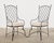 Set of Fourteen Maison Jean Croisillon Iron Garden Dining Chairs For Sale - Image 4 of 12