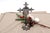Filigree Silver Table Cross with Reliefs For Sale - Image 3 of 6