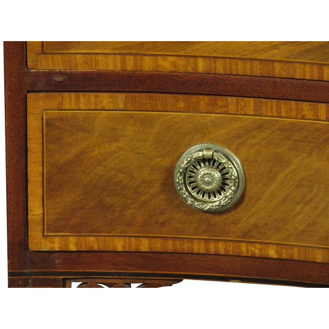Early 20th Century Georgian Style Inlaid Server by Baker For Sale In Boston - Image 6 of 13