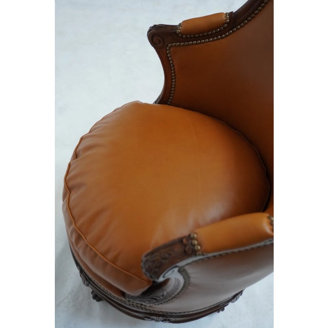 Mid 19th Century Mid 19th Century French Louis XV Swivel Chair by J Nelson For Sale - Image 5 of 17