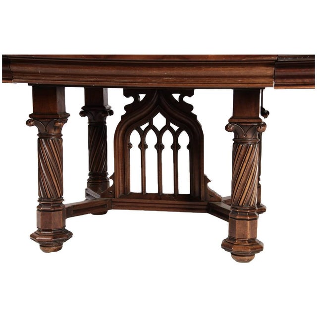 Antique Table in Wood, 1910 For Sale - Image 9 of 18